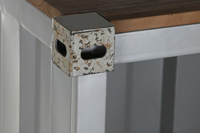 Étagère Métal MDF 87x44x168,5 cm Gris