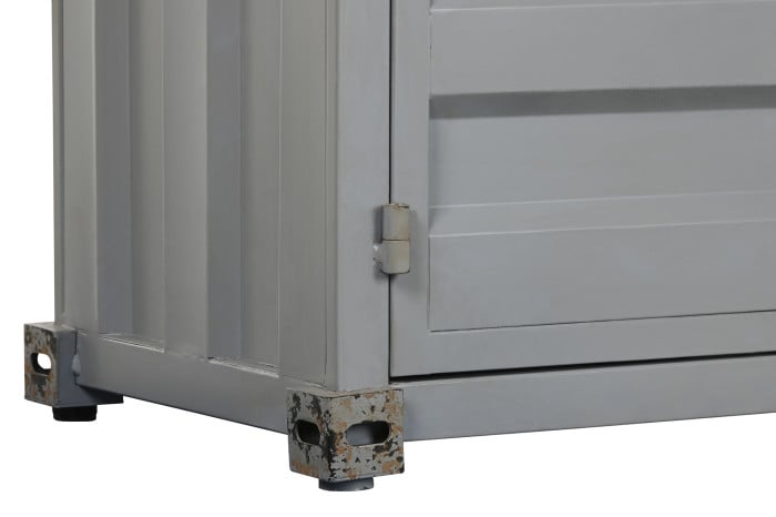 Étagère Métal MDF 87x44x168,5 cm Gris