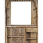 Meuble de bar en teck sculpté