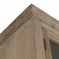 Vitrine XXL Teck Manguier 270x43x244 cm Naturel