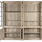 Vitrine XXL Teck Manguier 270x43x244 cm Naturel