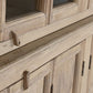 Vitrine XXL Teck Manguier 270x43x244 cm Naturel