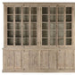 Vitrine XXL Teck Manguier 270x43x244 cm Naturel