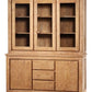 Vitrine Teck Recyclé Verre 164x47x211,5 cm Marron