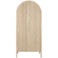 Armoire Sapin Rotin 79x58x180 cm Naturel