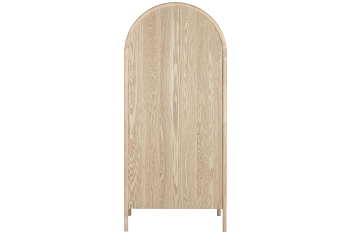 Armoire Sapin Rotin 79x58x180 cm Naturel