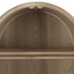 Armoire Sapin Rotin 79x58x180 cm Naturel