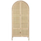 Armoire Sapin Rotin 79x58x180 cm Naturel