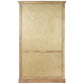 Vitrine Bois Massif Manguier 120x50x205 cm Blanc Naturel