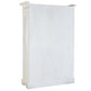 Vitrine Manguier 140x55x209 cm Blanc Décapé