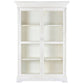 Vitrine Manguier 140x55x209 cm Blanc Décapé