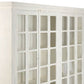 Vitrine XXL Teck Manguier 270x43x244 cm Blanc Décapage