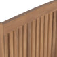 Set de Table Extensible 9 Pièces en Teck et Polyester Naturel 210x100x76 cm