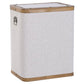 Commode Bois Polyester 48x36x60 cm Borreguito Blanc