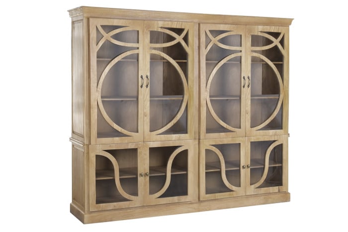 Vitrine Manguier Verre 240x50x205 cm MB-227812
