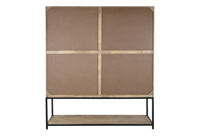 Étagère Manguier Métal 170x45x200 cm Naturel
