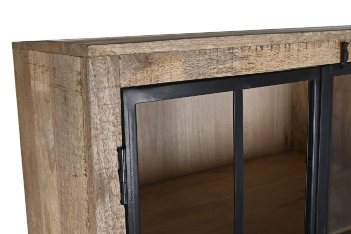 Étagère Manguier Métal 170x45x200 cm Naturel