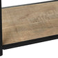 Étagère Manguier Métal 170x45x200 cm Naturel
