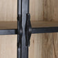 Étagère Manguier Métal 170x45x200 cm Naturel