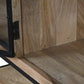 Étagère Manguier Métal 170x45x200 cm Naturel