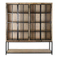 Étagère Manguier Métal 170x45x200 cm Naturel