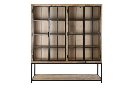 Étagère Manguier Métal 170x45x200 cm Naturel
