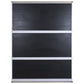 Vitrine Bois Verre 180x45x240 cm