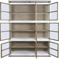 Vitrine Bois Verre 180x45x240 cm