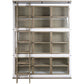 Vitrine Bois Verre 180x45x240 cm