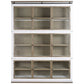 Vitrine Bois Verre 180x45x240 cm