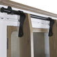 Vitrine Bois Verre 180x45x240 cm