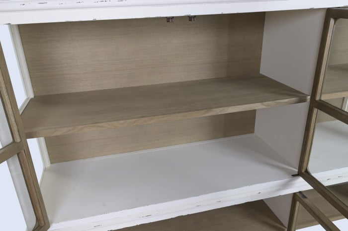 Vitrine Bois Verre 180x45x240 cm