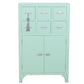 Commode Sapin MDF 63x27x101 cm Vert Menthe