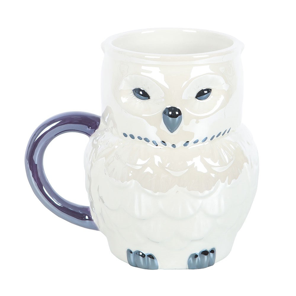 MUG irisée en forme de hibou