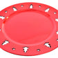 ASSIETTE / CENTRE DE TABLE 'SAPINS ROUGES'