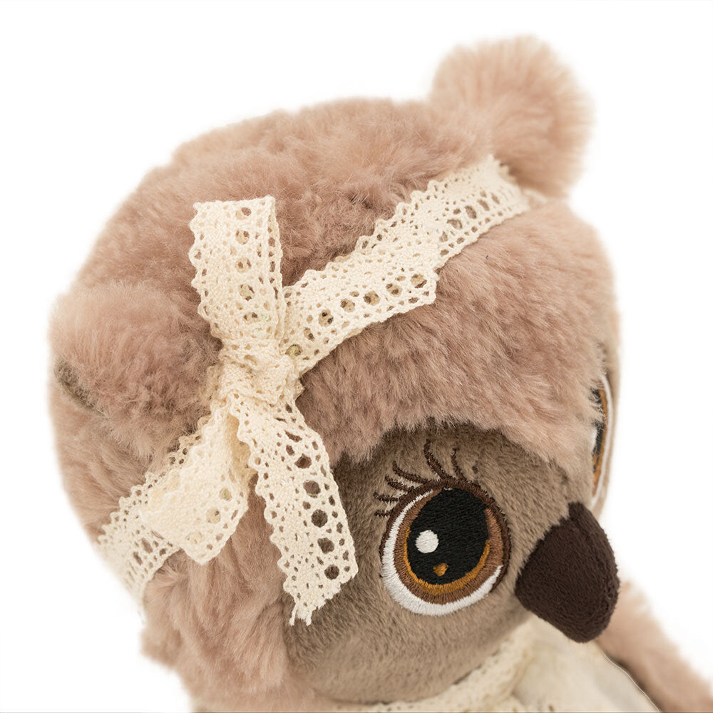 Peluche Sonya the Owl Tenderness 25 cm Orange Toys
