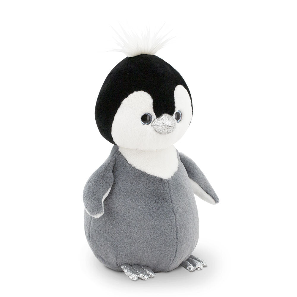 Peluche Fluffy the Grey Penguin 25 cm Orange Toys