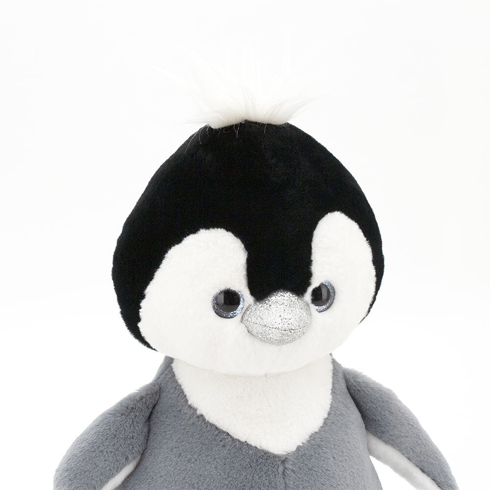 Peluche Fluffy the Grey Penguin 25 cm Orange Toys