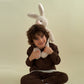 Peluche The Softest White Bunny 60 cm Orange Toys