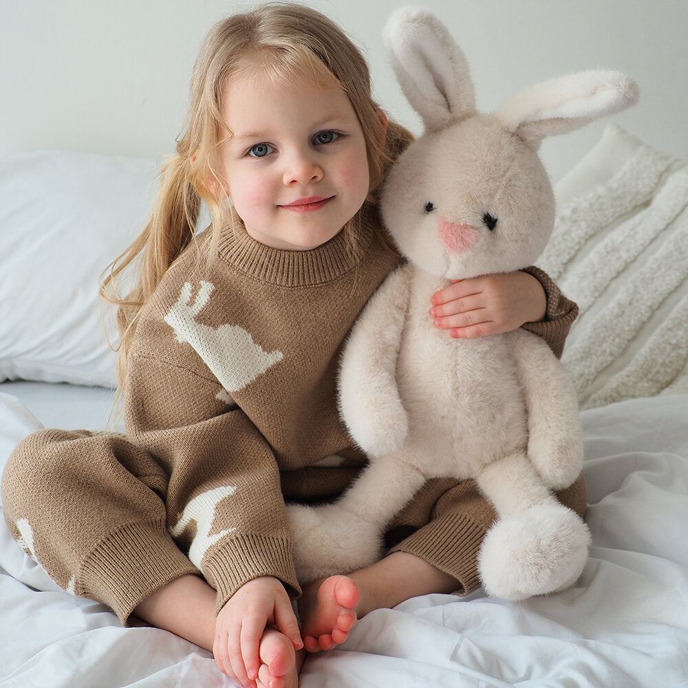 Peluche The Softest White Bunny 60 cm Orange Toys