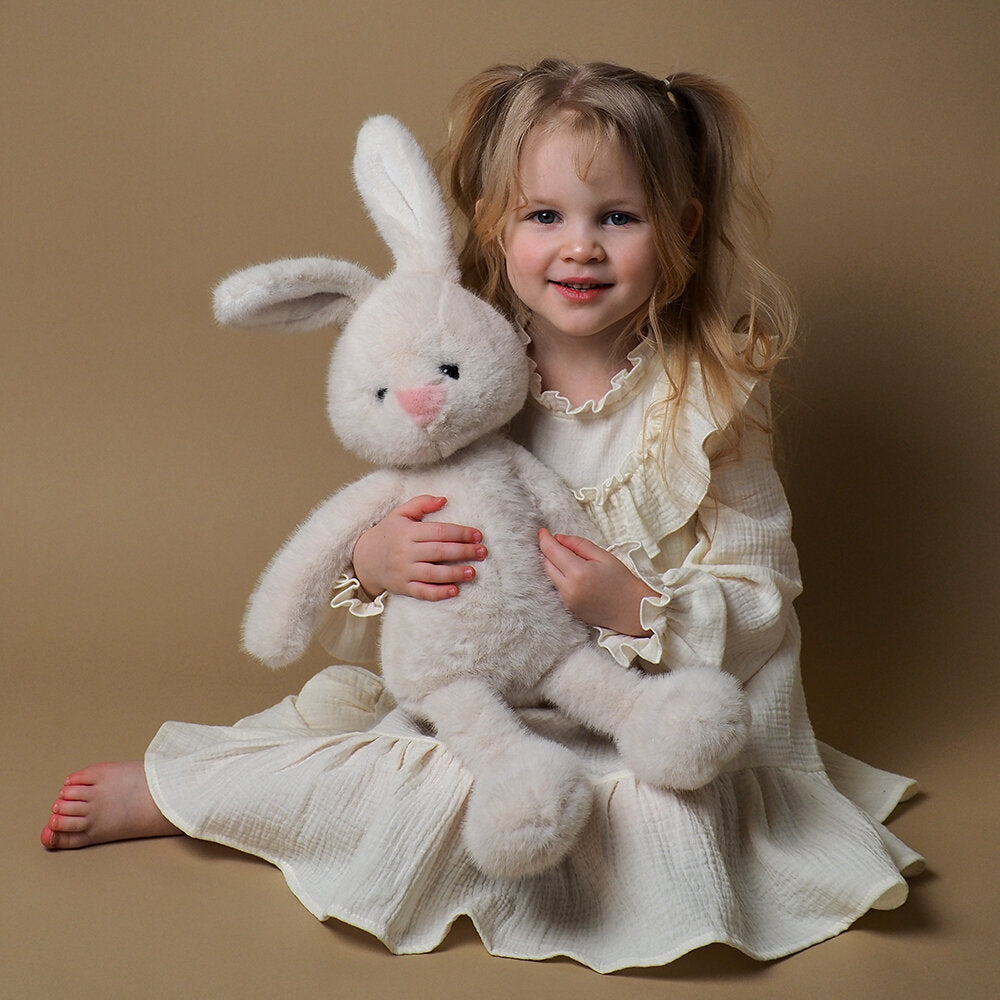 Peluche The Softest White Bunny 60 cm Orange Toys
