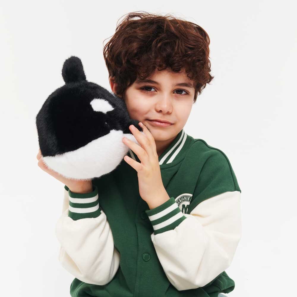 Peluche The Softest Whale 38 cm Orange Toys
