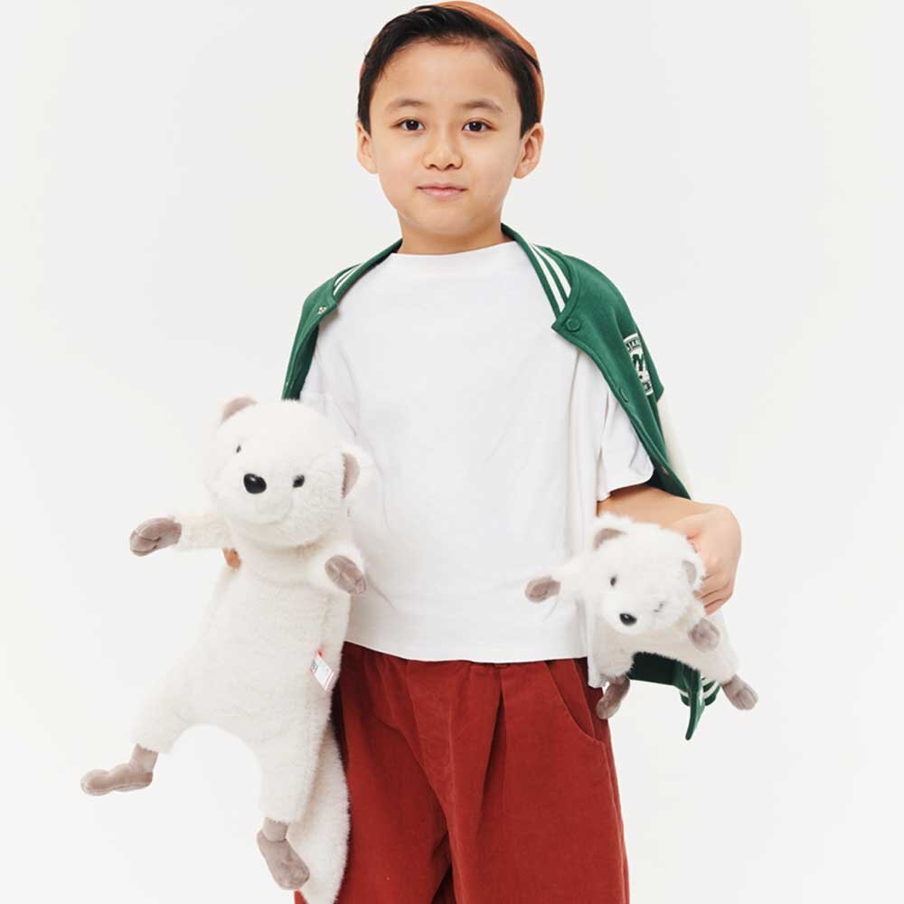 Peluche The Softest Weasel 53 cm Orange Toys