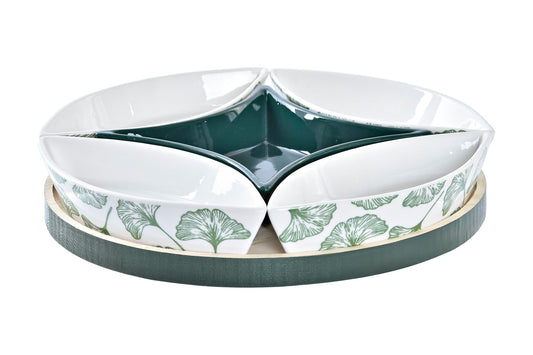 SET DE POTS EN GRES APERITIF SUR PLATEAU