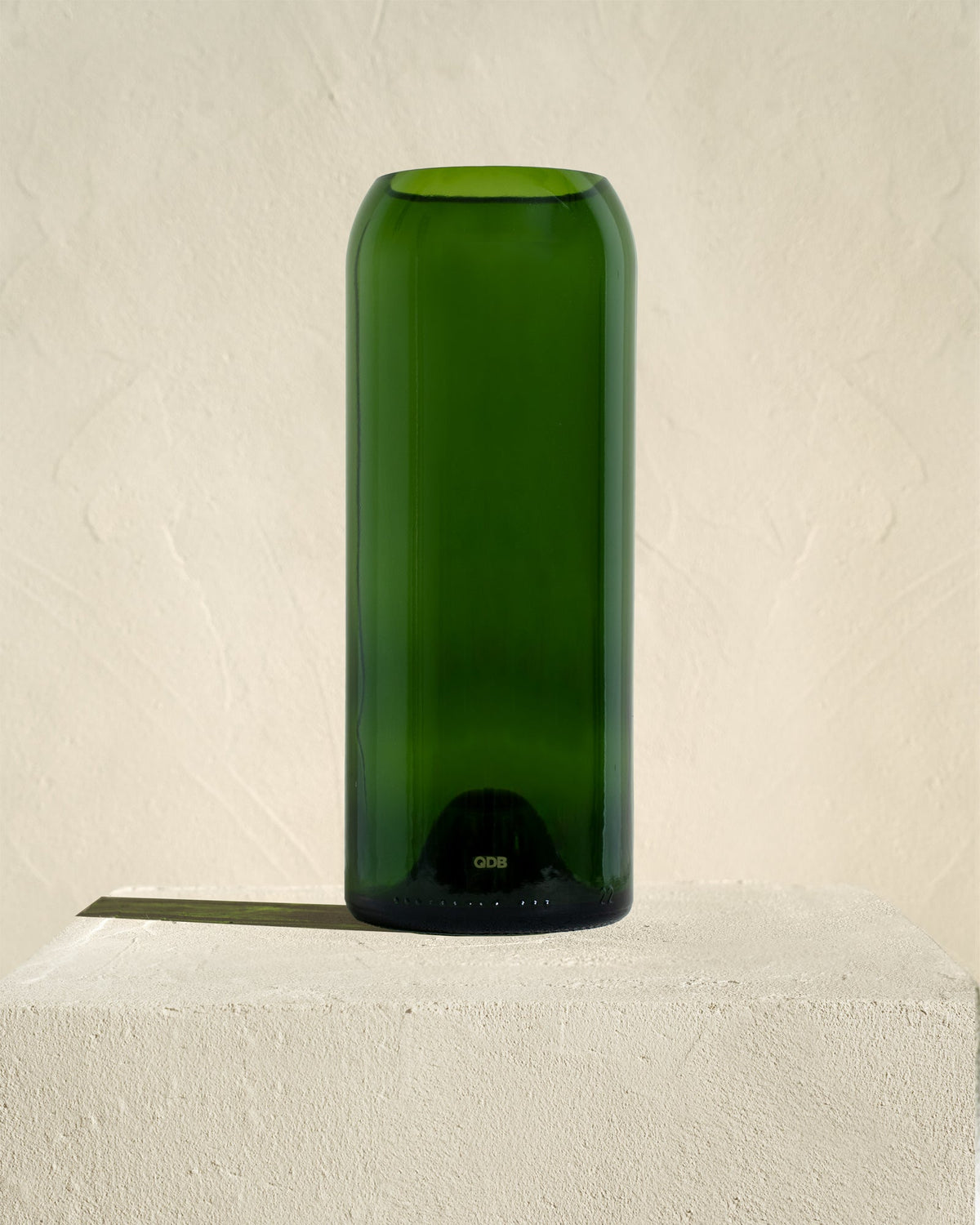 Vase Verre Recyclé Q de bouteilles Vert