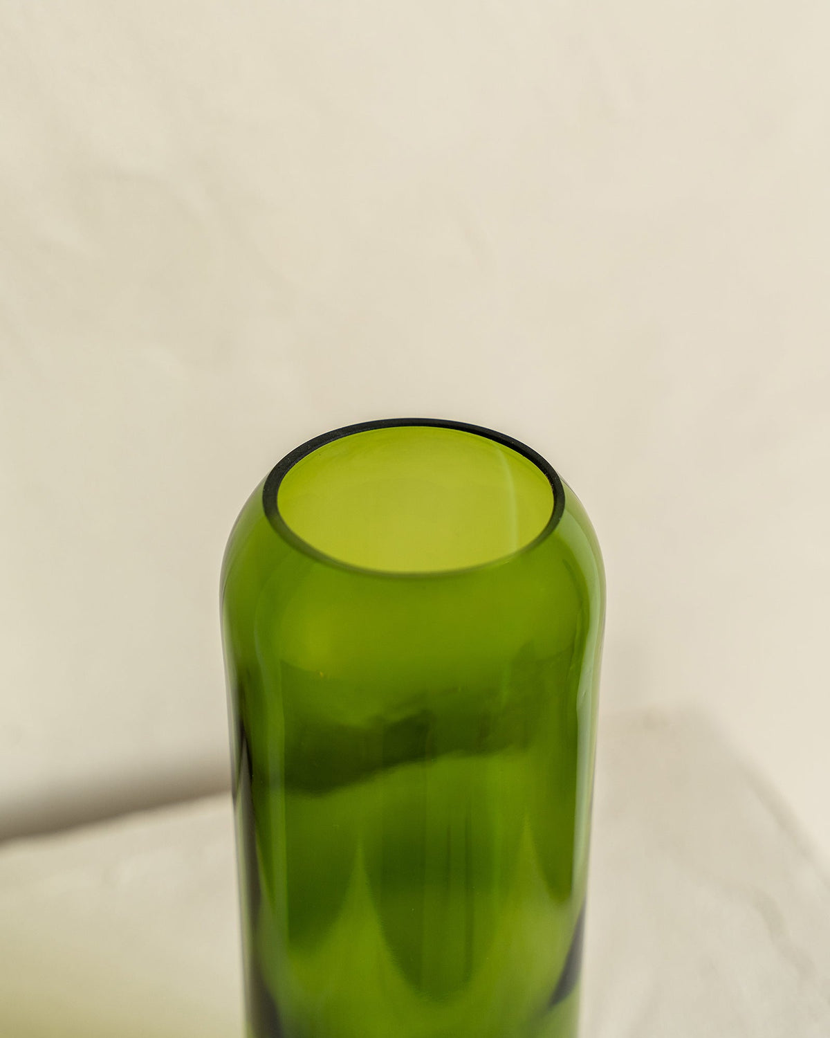 Vase Verre Recyclé Q de bouteilles Vert