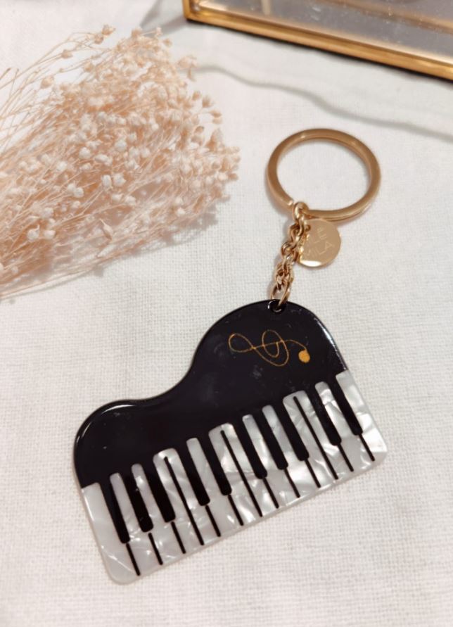 porte clé résine Piano