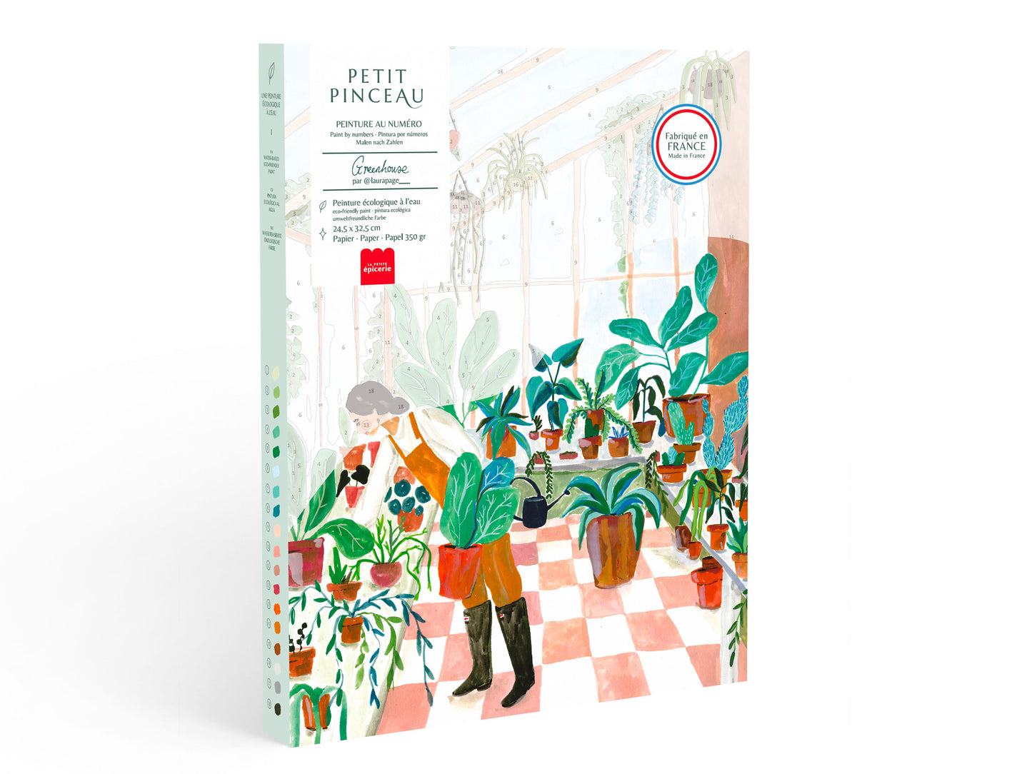 Coffret Peinture au Numéro Greenhouse La Petite Epicerie