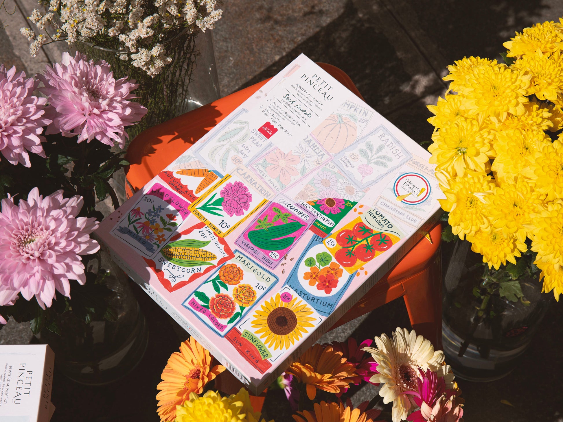 Coffret Peinture au Numéro Seed Packets La Petite Epicerie