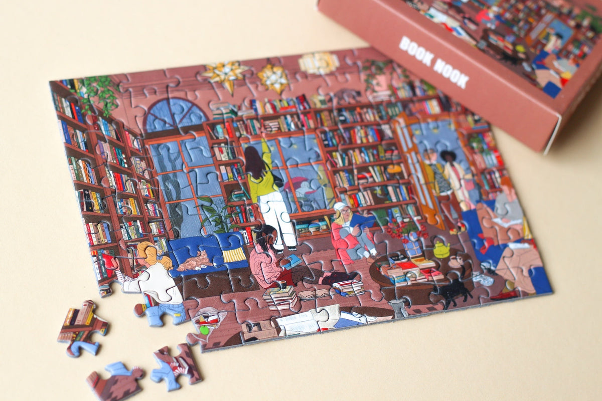 Puzzle Book Nook 99 Pièces Piecely